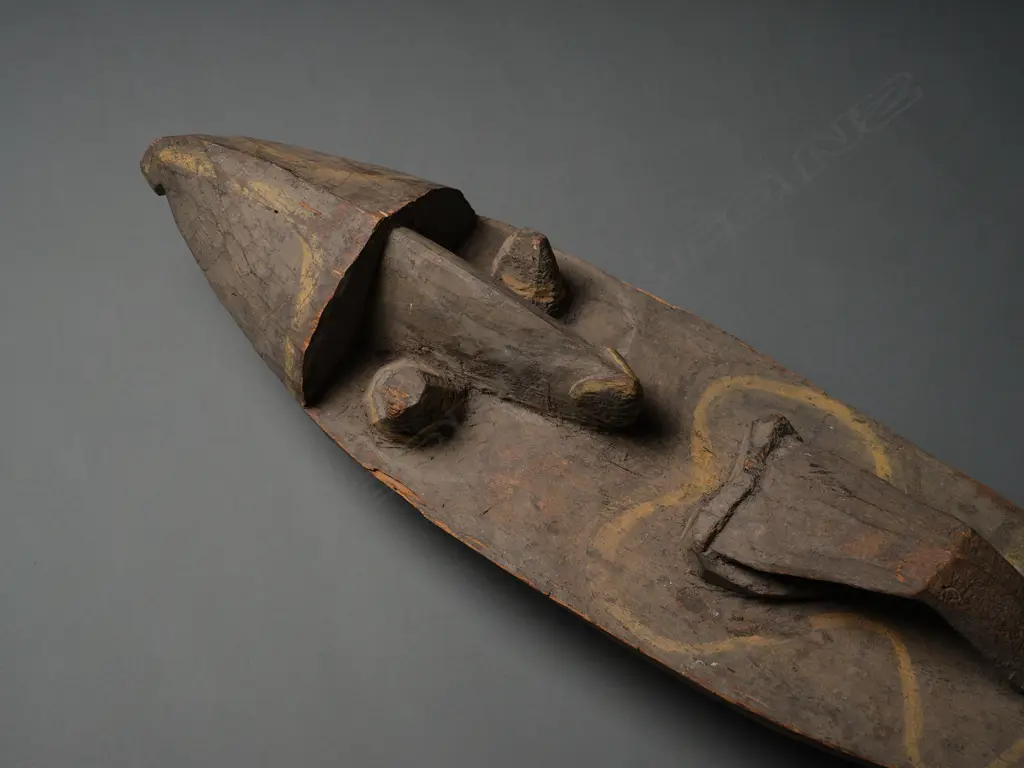 Papua New Guinea wood/oche mask, Image 1++